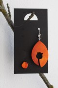 Ohrset tulpe orange